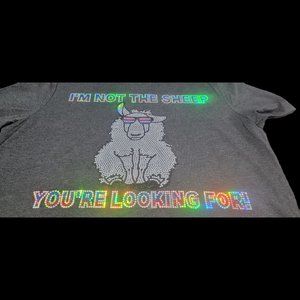 NWT Womans Large I'm Not The Sheep T Shirt